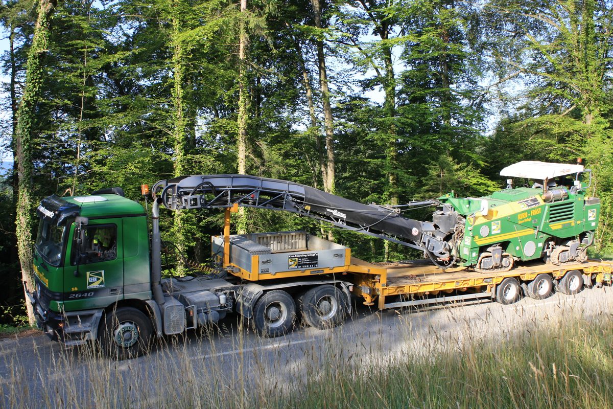 Lastwagen der Kern Strassenbau AG